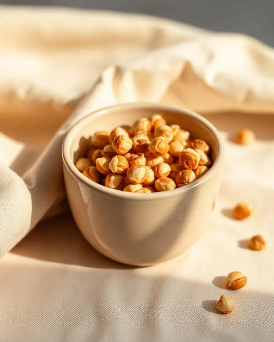 Roasted makhana in a bowl