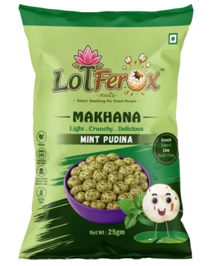 LoTFerox Nuts Mint Pudina Makhana pack
