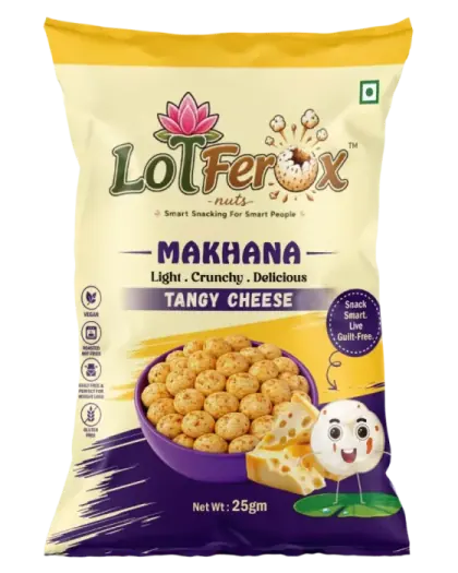 LoTFerox Nuts Tangy Cheese Makhana pack